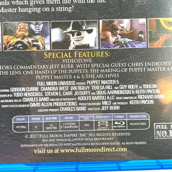 Puppet Master 5 Blu Ray - Picture 4 of 5